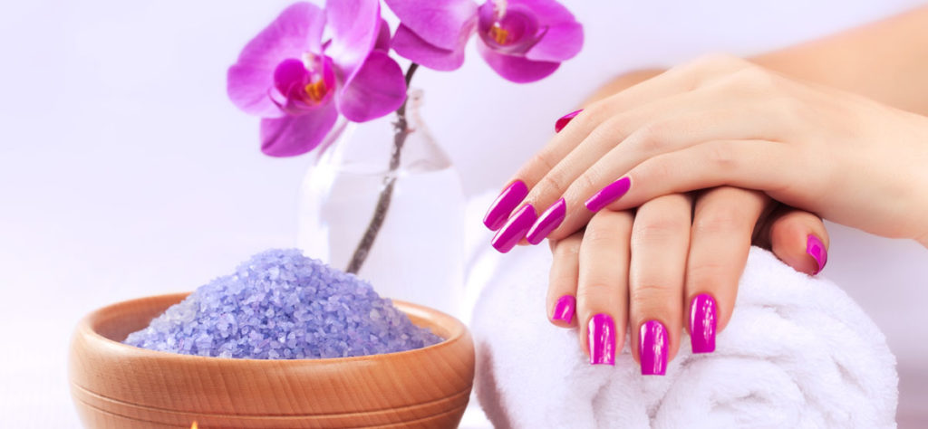 Elysian Candle Spa manicure