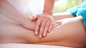 Leg pain relief massage