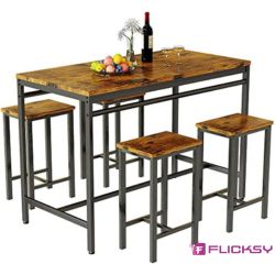 Bar table set assembly