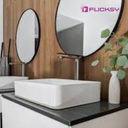 Extra washbasin outside bathroom