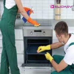 Occupied Kitchen Cleaning with appliance
