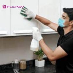 2 cupbards' wet wiping (except kitchen)